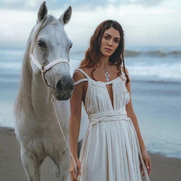 NWT Aya sacred wear Greek goddess dress - Picture 5 of 7